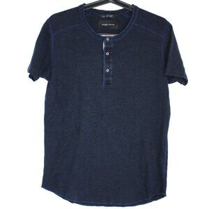 Wings + Horns Mens Small Henley T-Shirt A1711